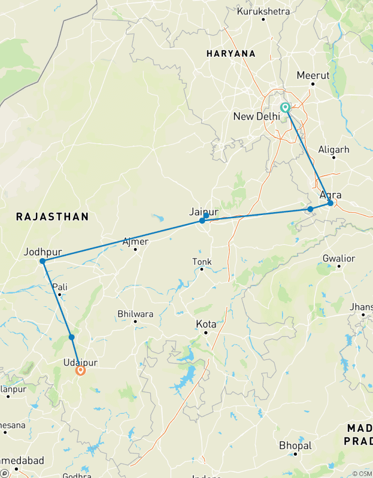 Circuito Rajastán con Delhi y Agra