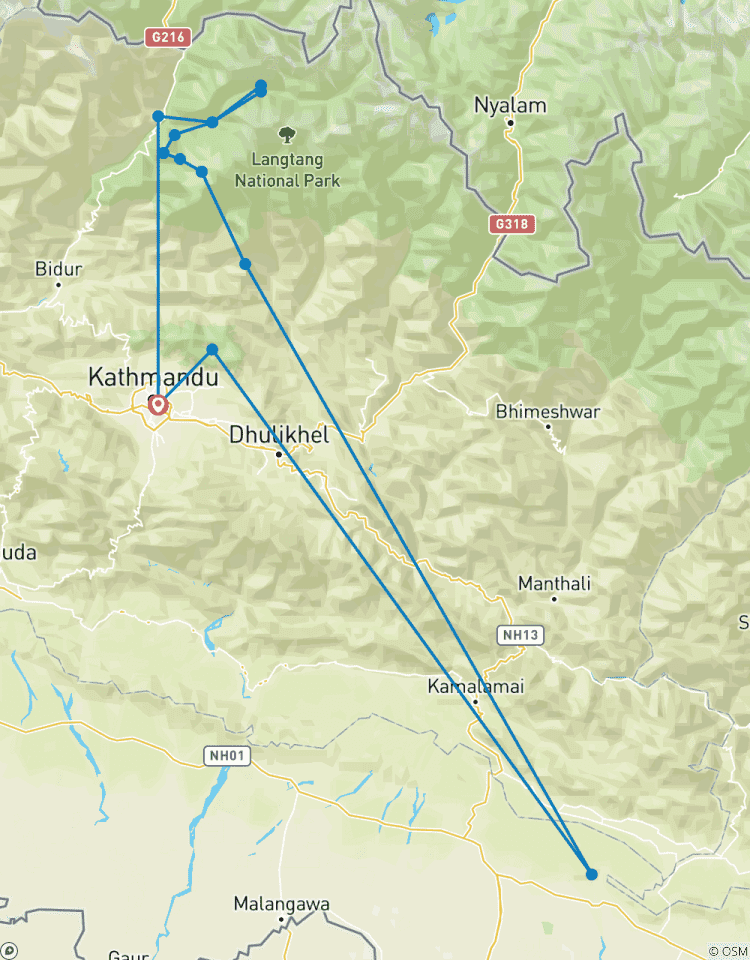Langtang Valley & Gosainkunda Lake Trek Tour