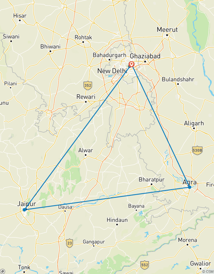 The Famous Incredible Golden Triangle Tour of India Tour