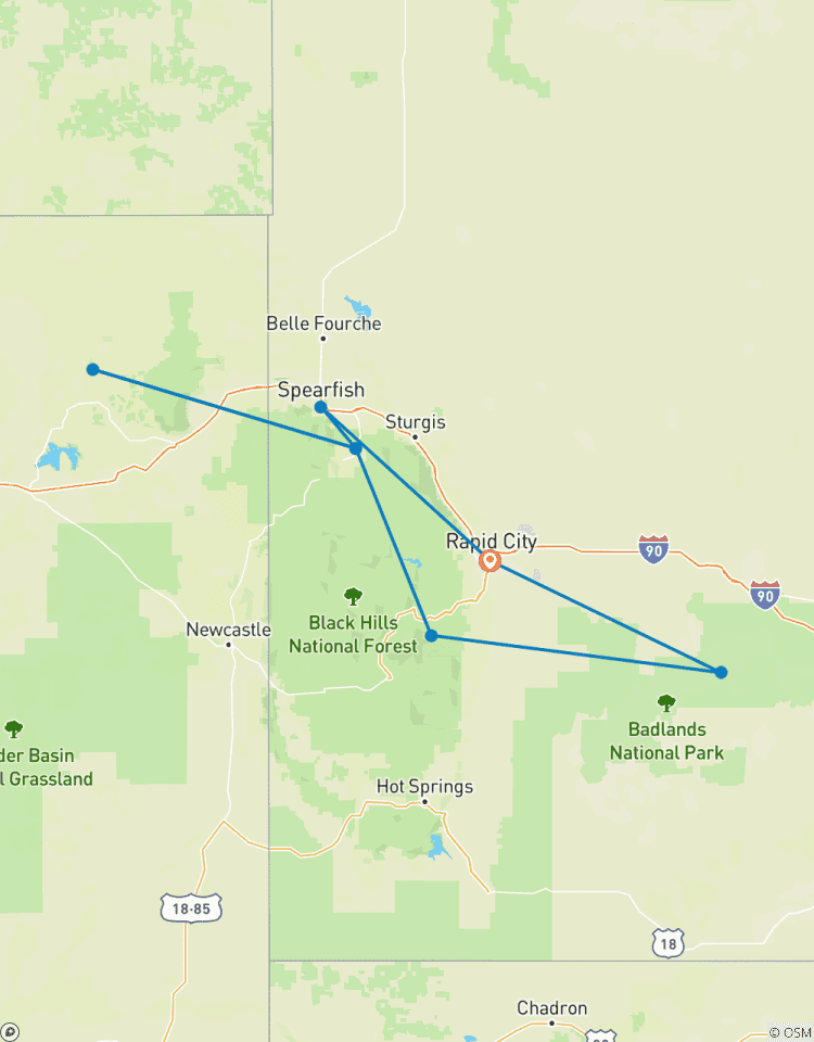 Mt. Rushmore and Badlands Bike Tour Tour