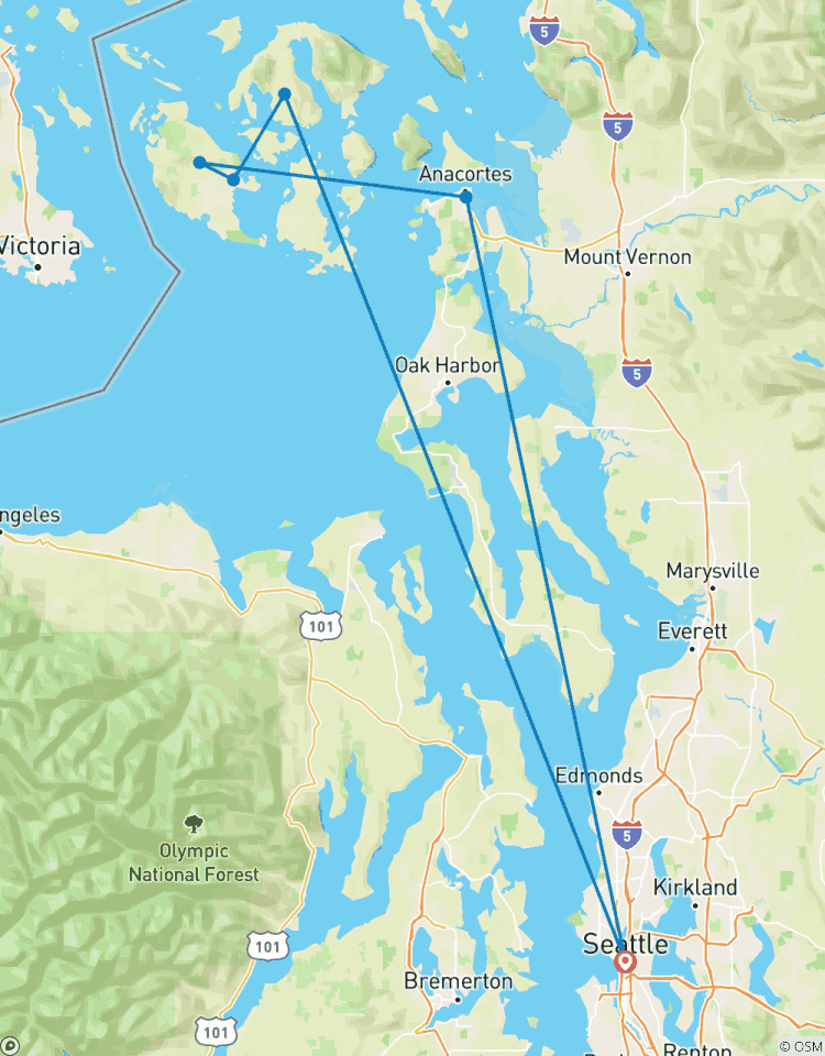 San Juan Islands 6 Day Bike Tour Tour