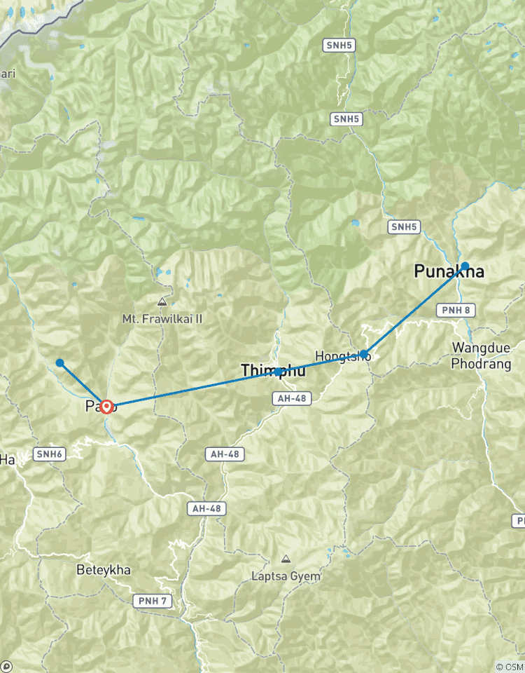 Circuito Un vistazo a Bután