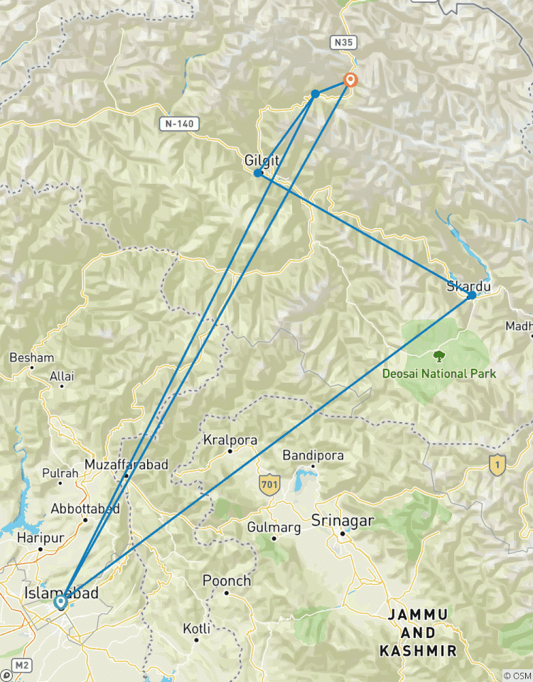 Circuito Circuito Otoño en Pakistán - islamabad, Skardu, Valle de Nager, Hunza, Valle de Gojal, Gilgit - Baltistán