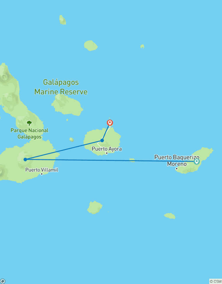 Circuito Expedición Trilogía de las Galápagos: un viaje de 6 días explorando San Cristóbal, Isabela y Santa Cruz