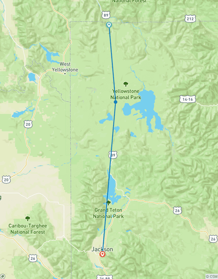 Yellowstone Base Camp Rundreise