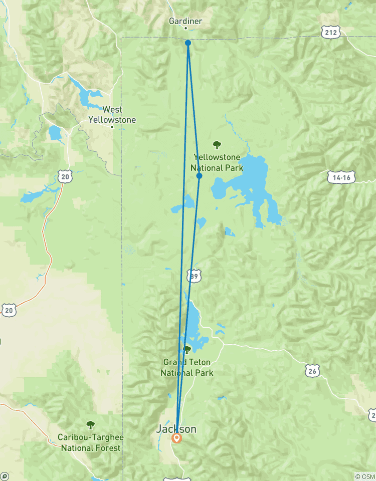 Das Beste vom Yellowstone - Rundreise Rundreise