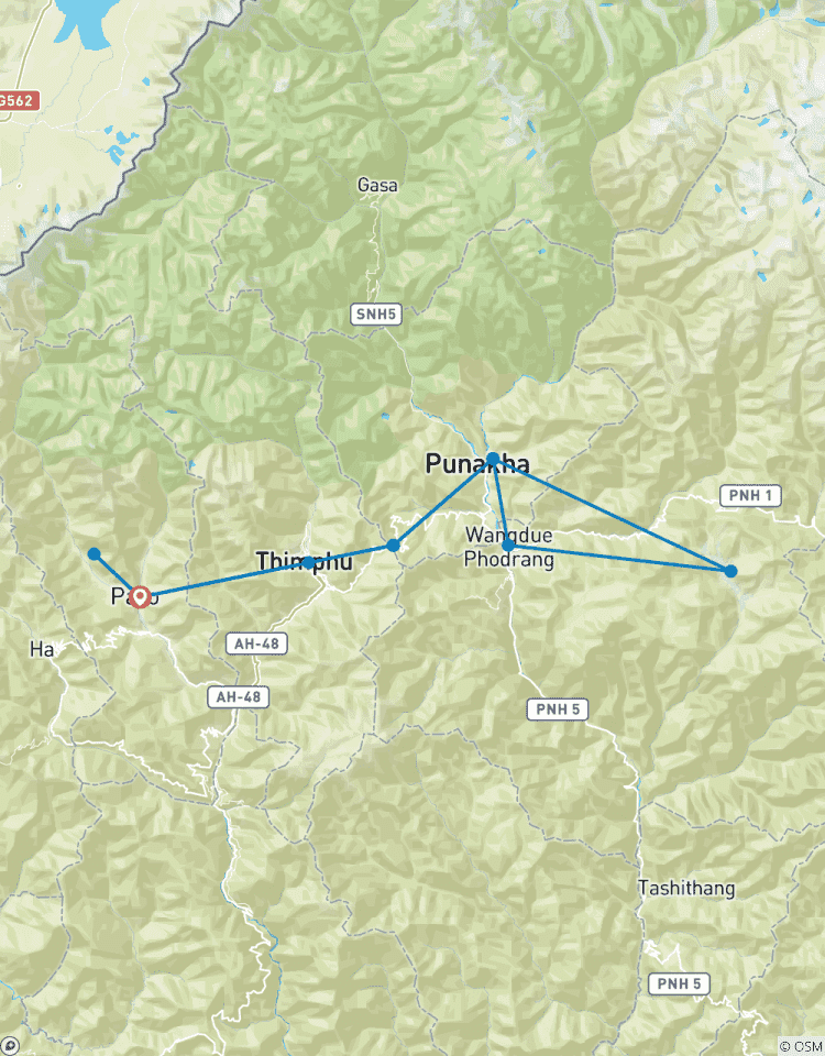 Circuito Maravilloso viaje a Bután
