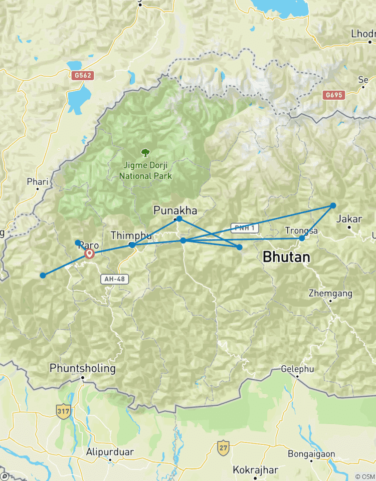 Circuito Viaje a través de Bután