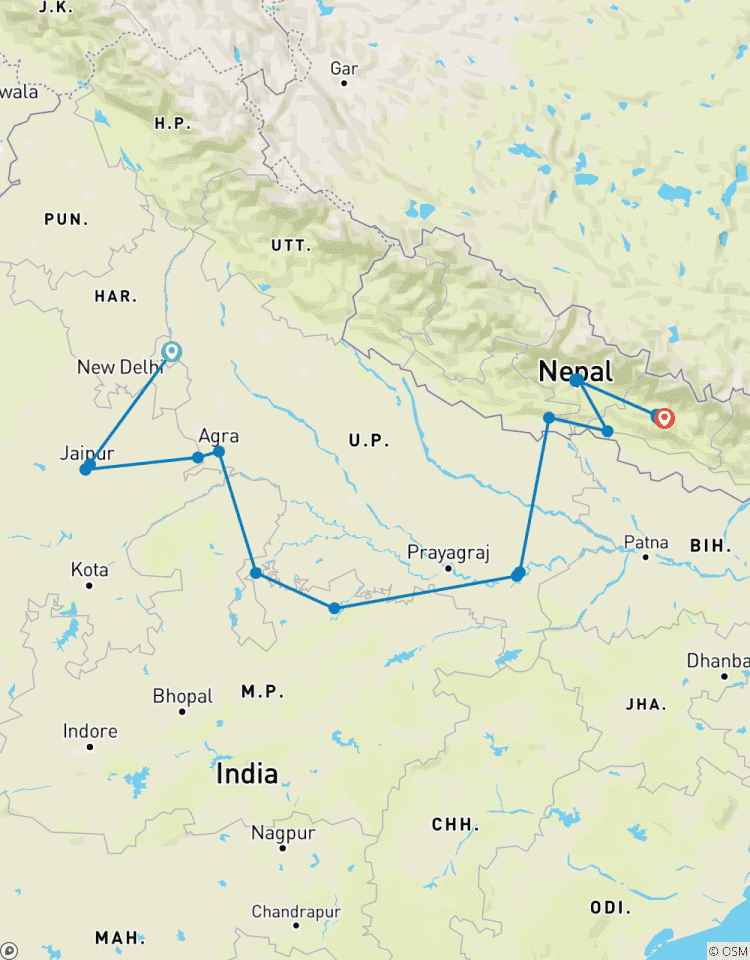 Circuito Lo más vendido - Viaje a la India con Nepal, vuelo incluido
