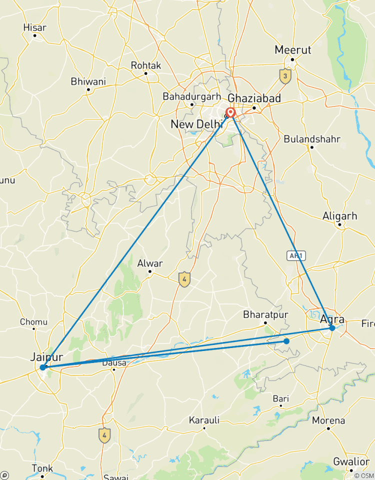 Circuito India superventas con el Taj Mahal y el Templo de Akshardham
