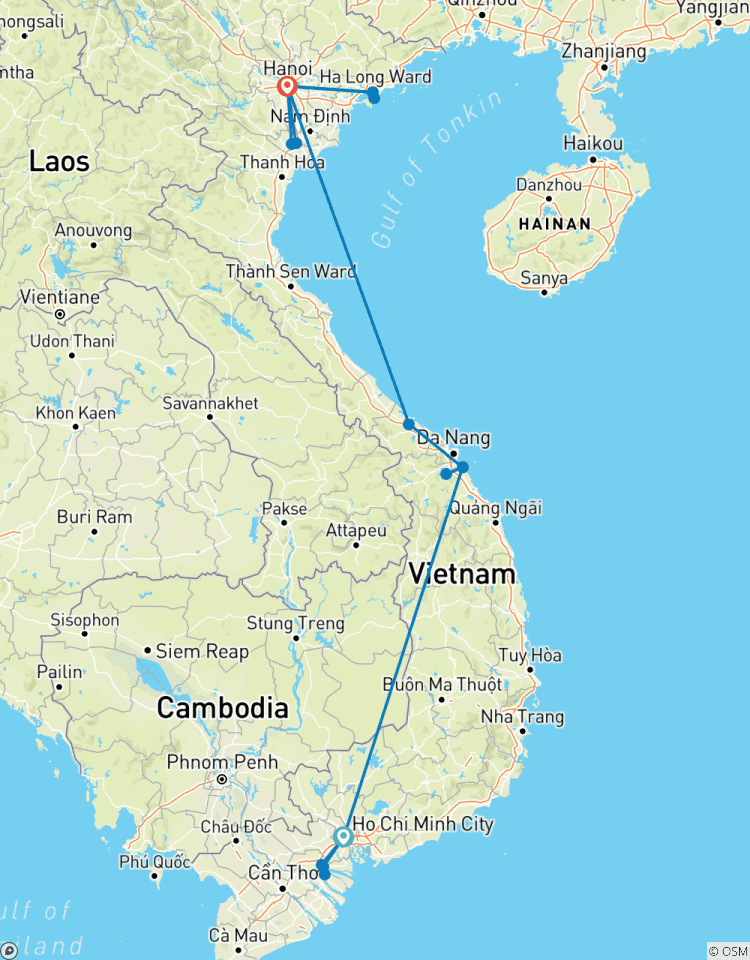 Circuito 15 días por Vietnam desde Ho Chi Minh hasta Hoi An y Hanoi