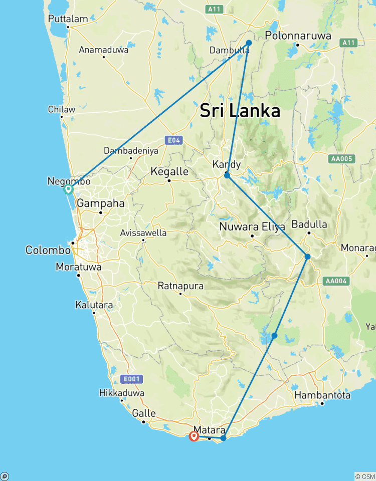 Circuito Experiencia en Sri Lanka