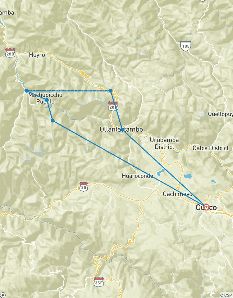 4 Tage e Machu Picchu Inka Dschungel Tour - Rundreise