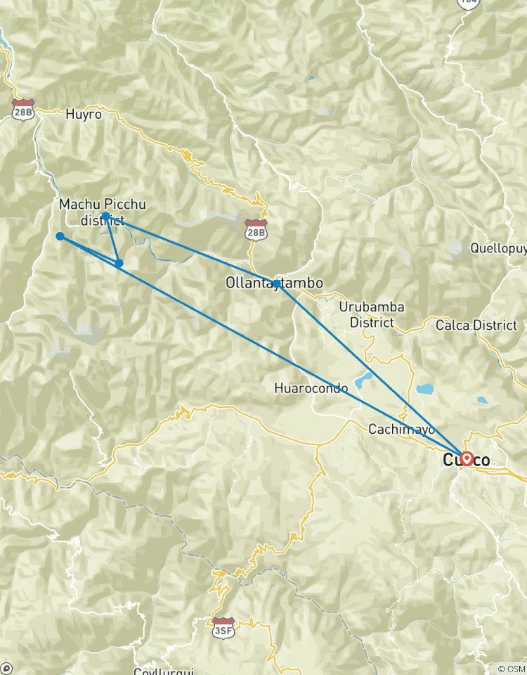 Inca Trail nach Machu Picchu von Cusco - 4 Tage Rundreise