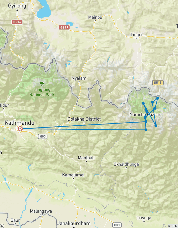 Trek du camp de base de l\'Everest : Gokyo Chola Pass circuit