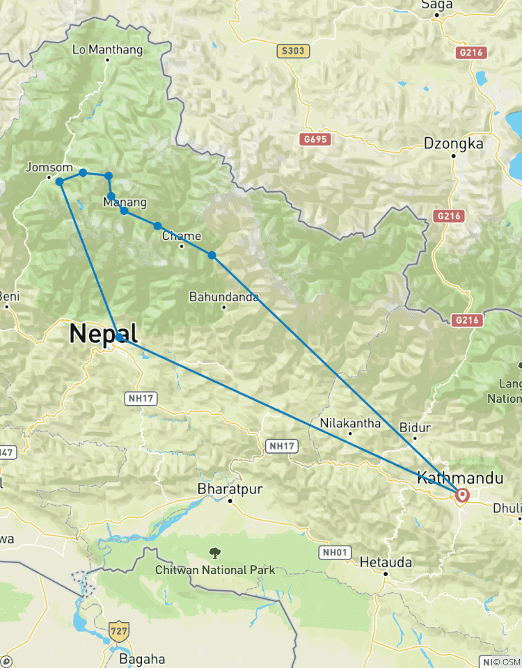 Tilicho See und Thorong la pass Trek - 17 Tage Rundreise