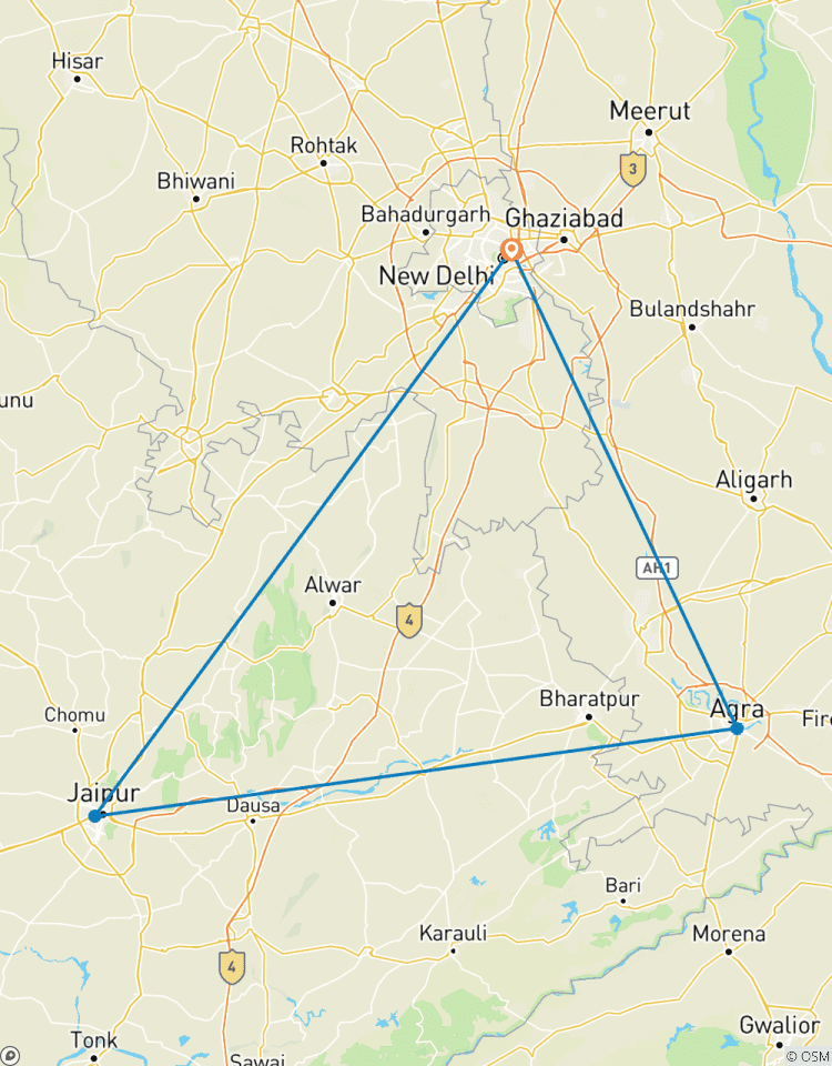 From Delhi: 5 Day Luxury Golden Triangle Tour with Fatehpur Sikri Tour