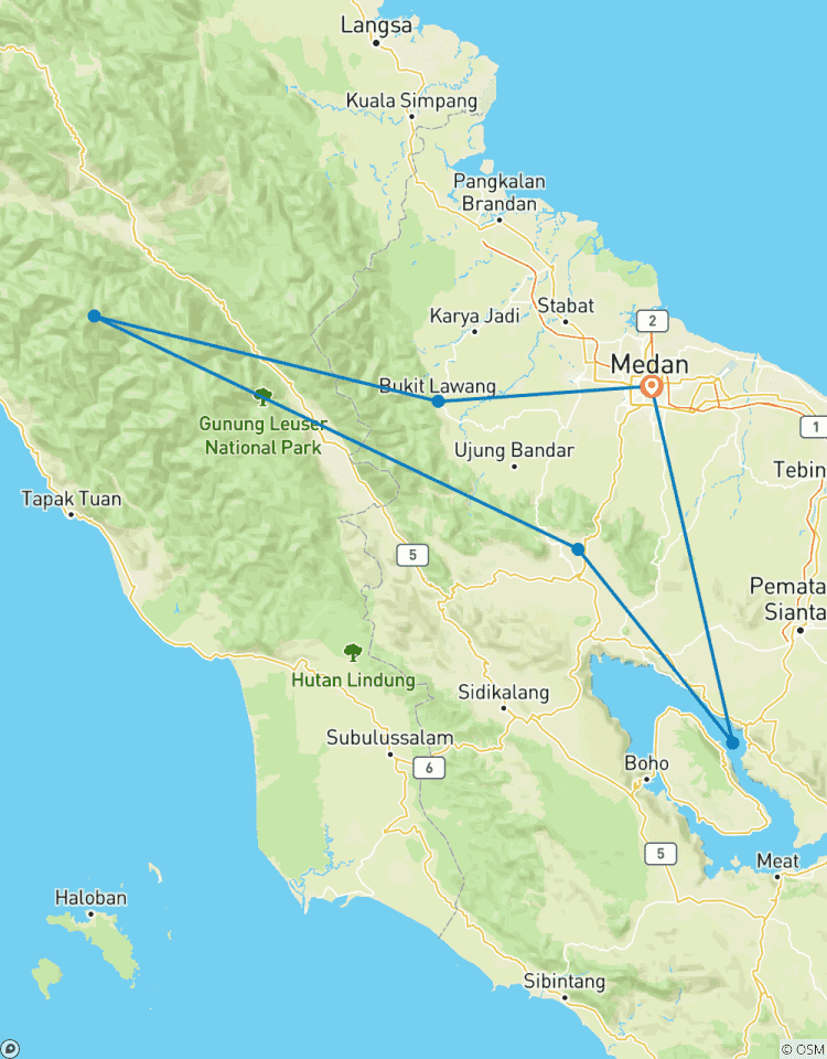 Sumatra Abenteuer Rundreise