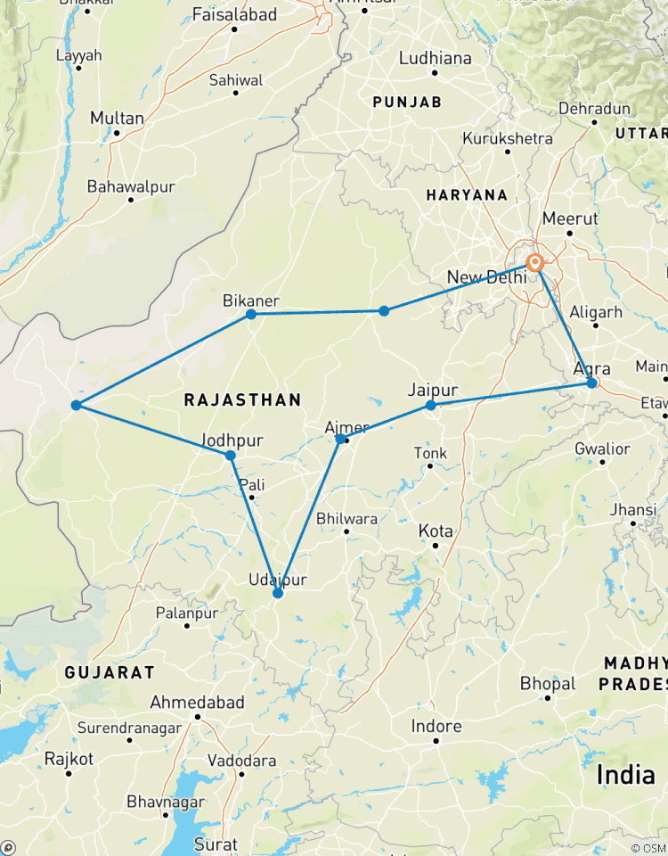 15 Days / 14 Nights Rajasthan – The Royal Heritage Journey Tour