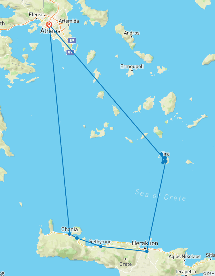 Circuito Asombroso Egeo | Excursión guiada semiprivada de 8 días