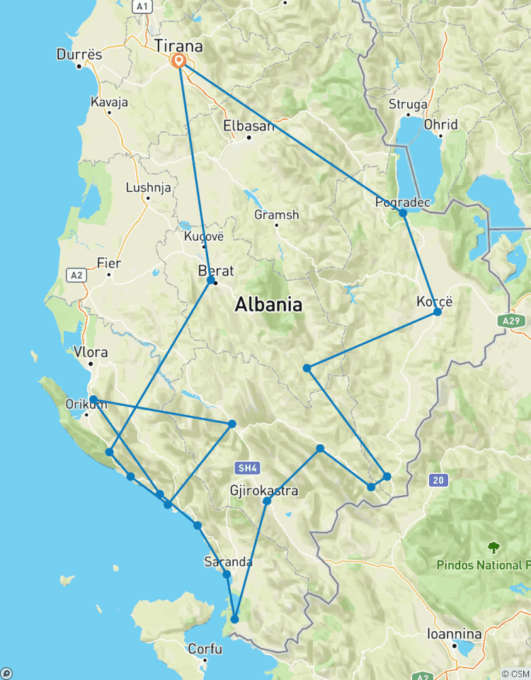 Cycle Albania Tour