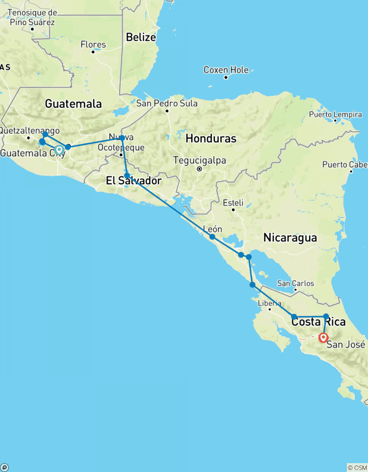 Circuito Lo más destacado de Centroamérica