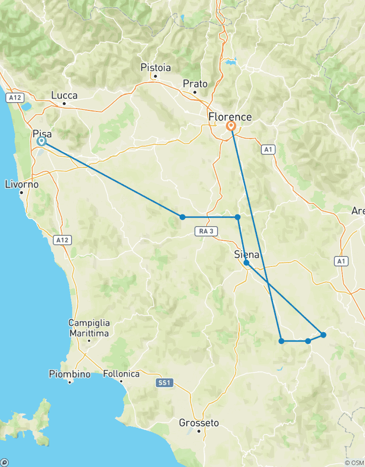Tuscany Walking and Wine Tour