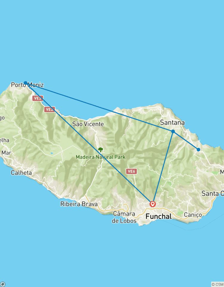 Marcher à Madère circuit
