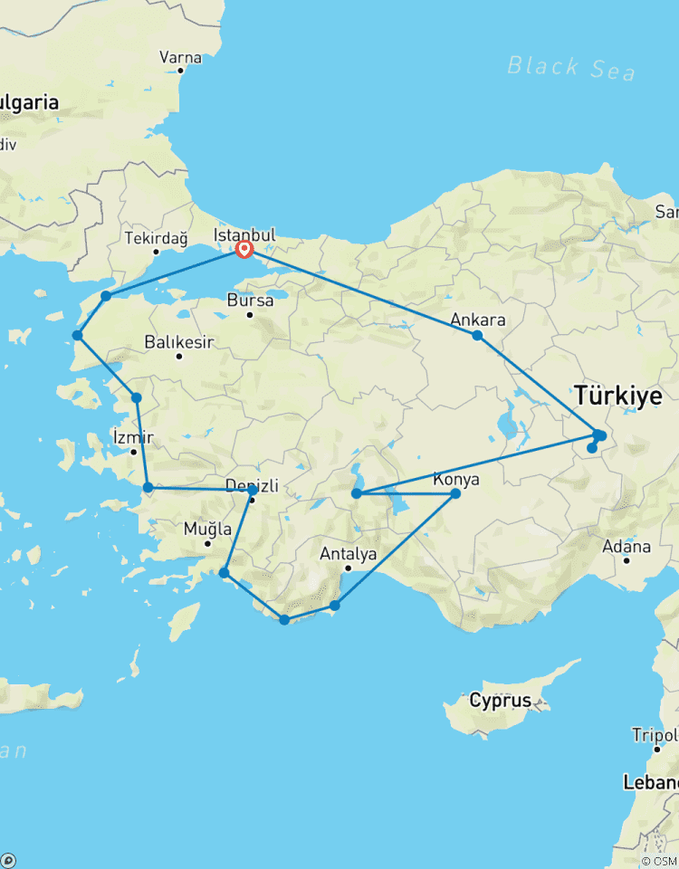 La Turquie en profondeur circuit