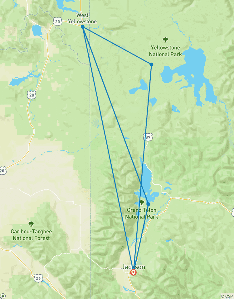 Winter Grand Teton & Yellowstone 4 Day Tour Tour