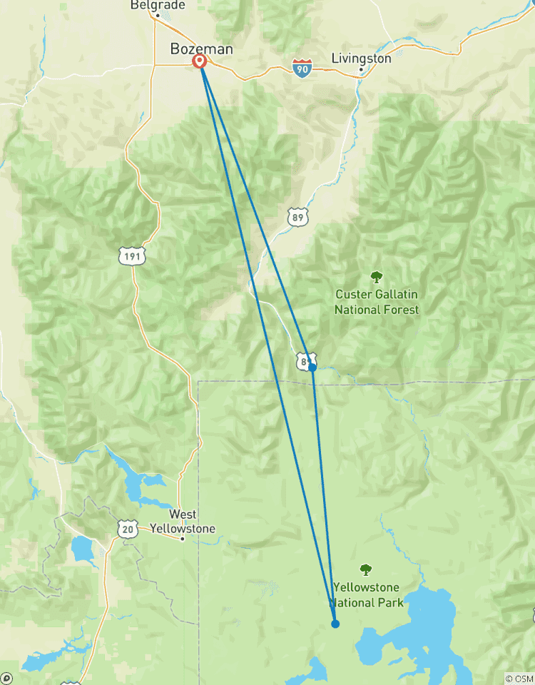 From Bozeman: Yellowstone Winter Wolf 4 Day / 3 Night Adventure Tour