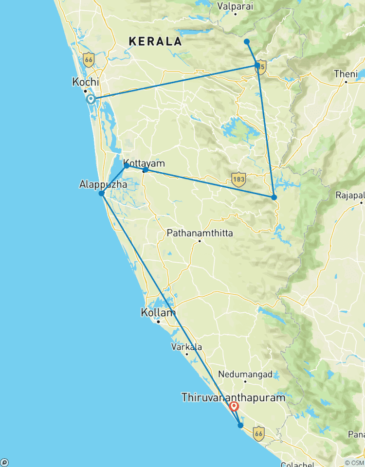 Exotic Kerala Tour (Coconut Holiday Of India) Tour