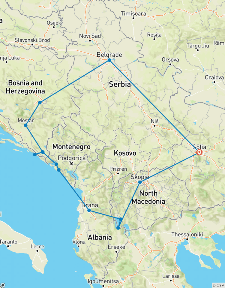 Balkan Discovery (4 Star Hotels) Tour