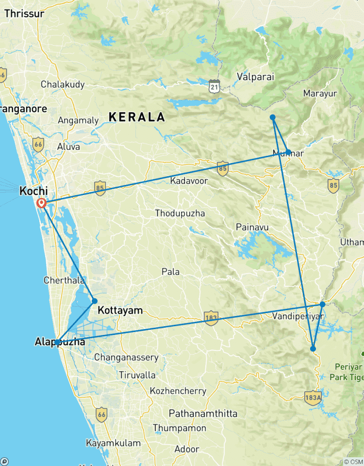 Het beste van Kerala-rondreis