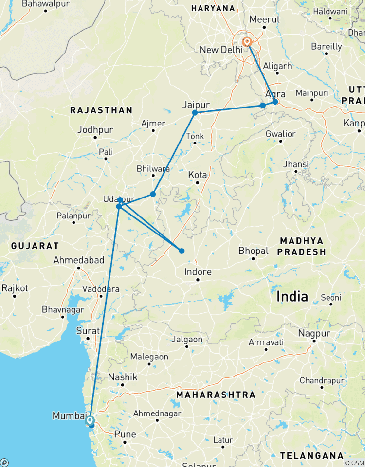 Goldenes Dreieck Rundreise (inkl. Mumbai) Rundreise