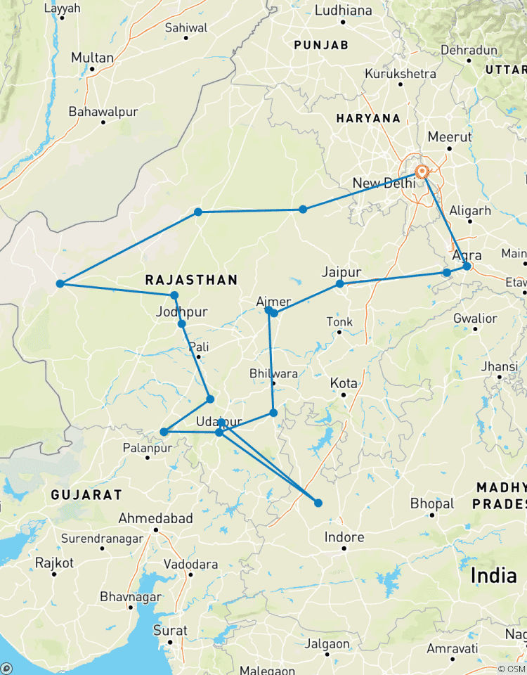 Ongelooflijke Rajasthan met Taj Mahal Tour-rondreis