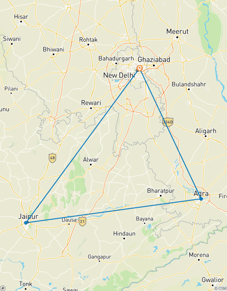 7 Days Private Tour of Delhi Agra Jaipur with Airport transfers Tour