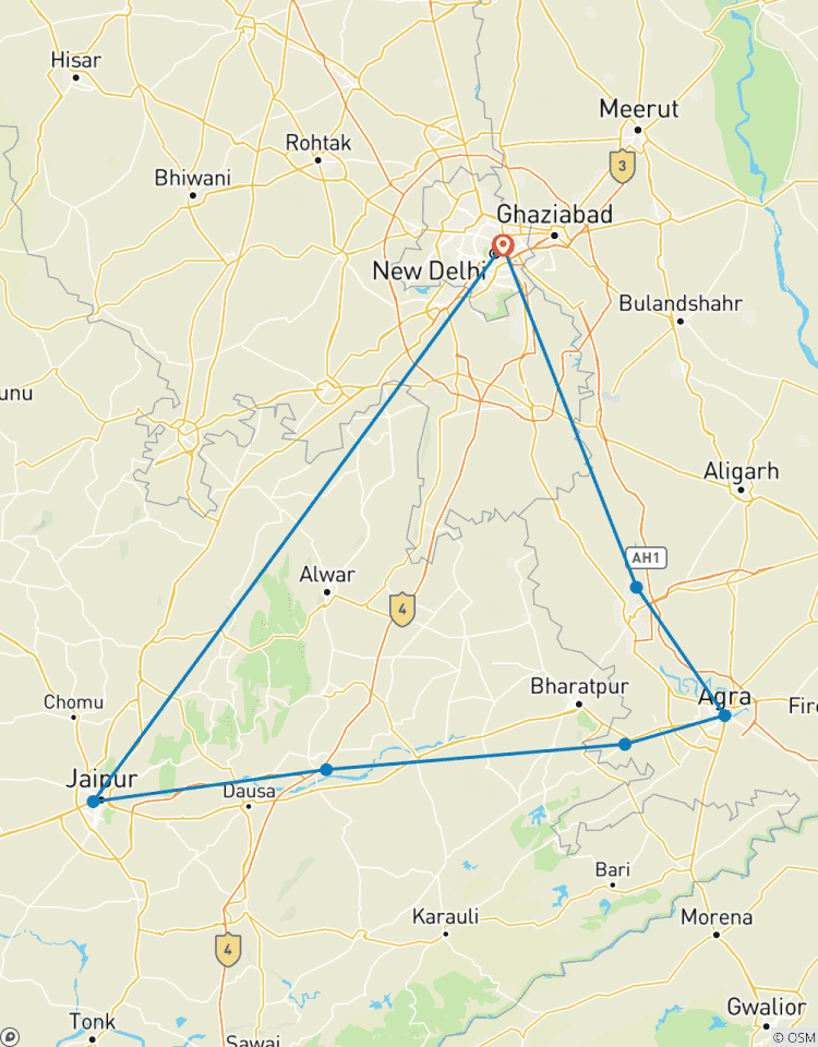 Magie du Taj Mahal et de Krishna - Triangle d\'or et Vrindavan circuit