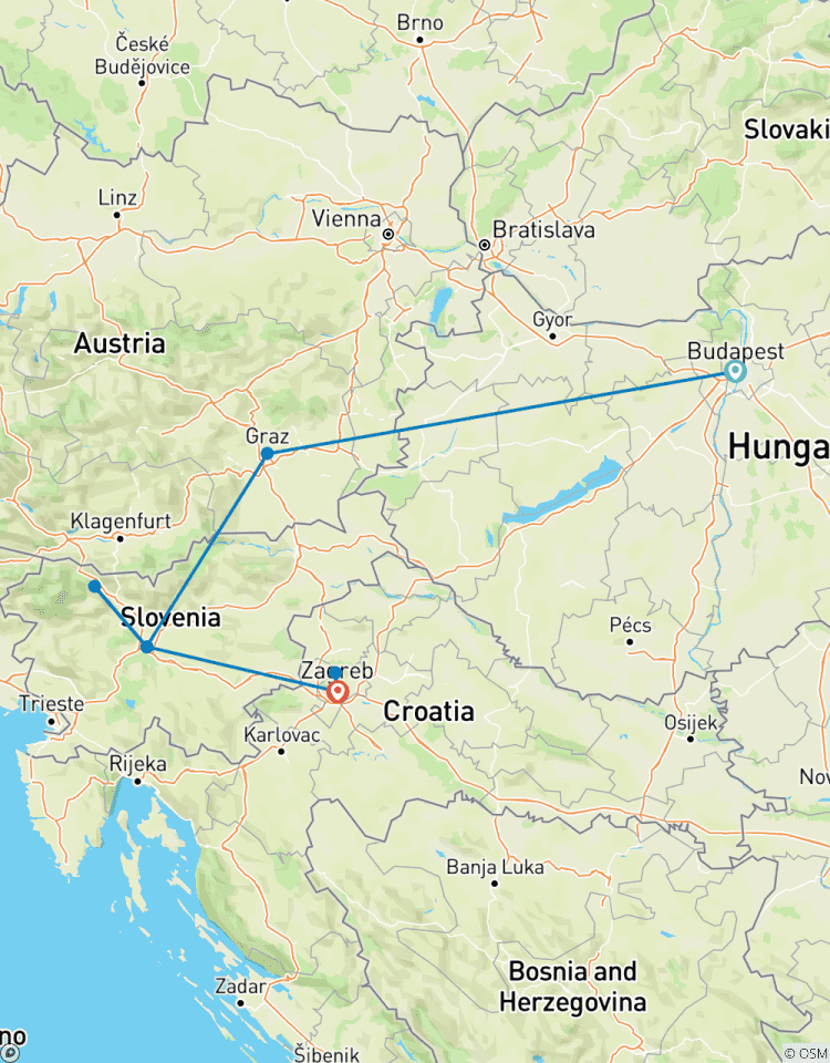 Europe Christmas Markets: Budapest to Zagreb Tour