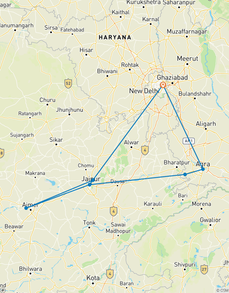 Golden Triangle Tour with Pushkar Tour