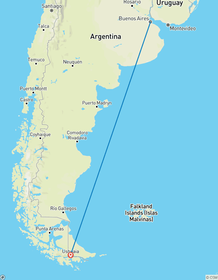 4 Day - Ushuaia, End of the world Tour