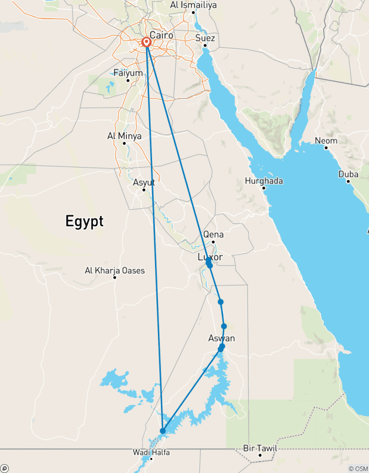 Egypte – een luxueuze 5* rondreis met gids – incl. Nijlcruise & vlucht-rondreis