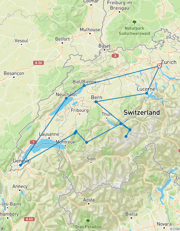 Spectacular Switzerland Tour