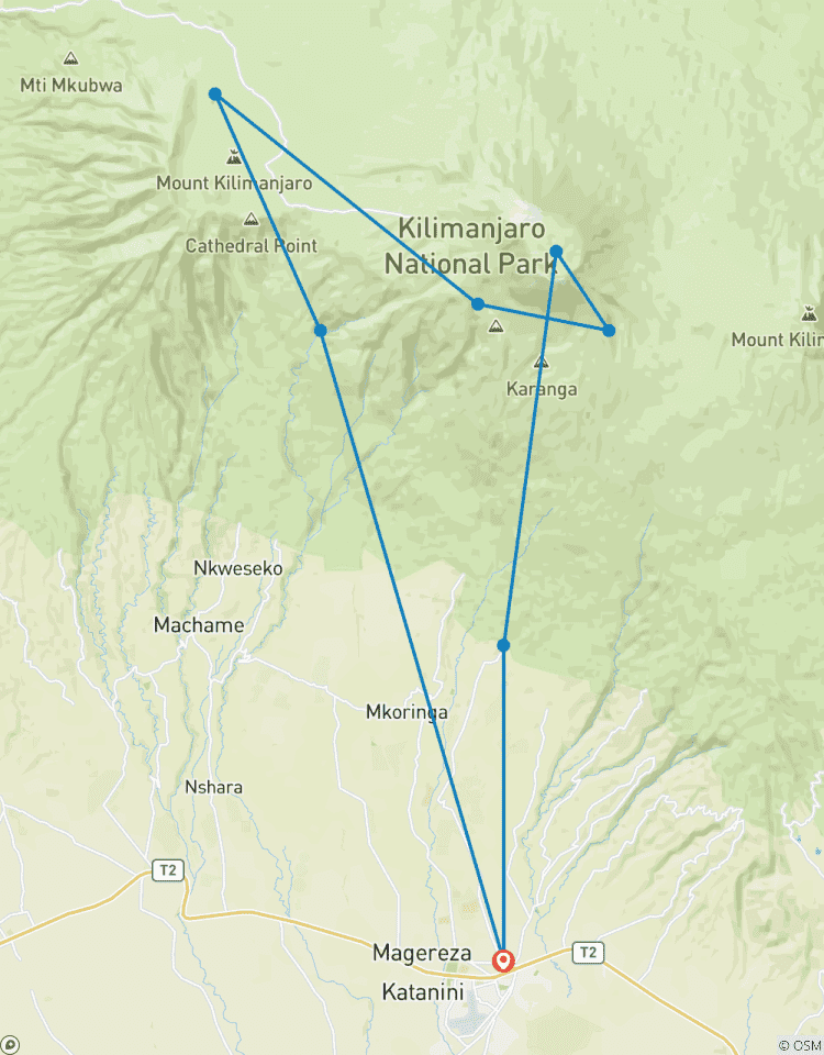 6 Day Machame Route | Kilimanjaro Climbing Tour
