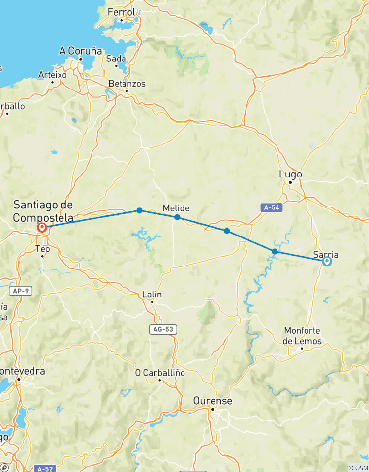 Highlights of the Camino de Santiago Walk Tour