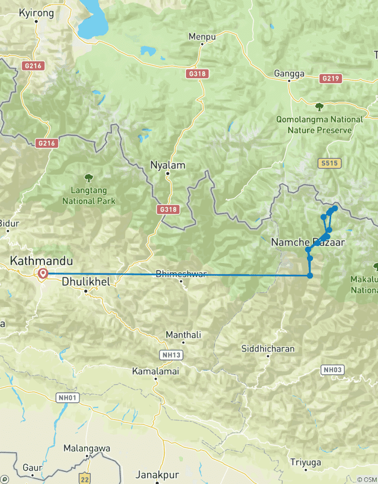Everest Yoga Trek Rundreise