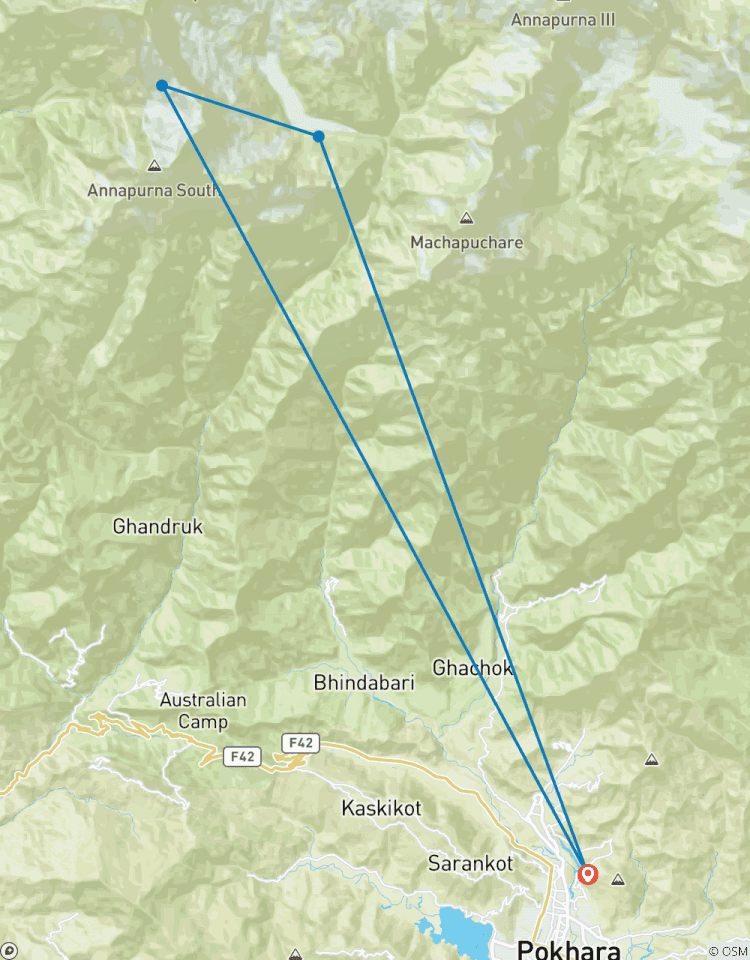 Annapurna Base Camp Trekking Tour - 6 Tage Rundreise