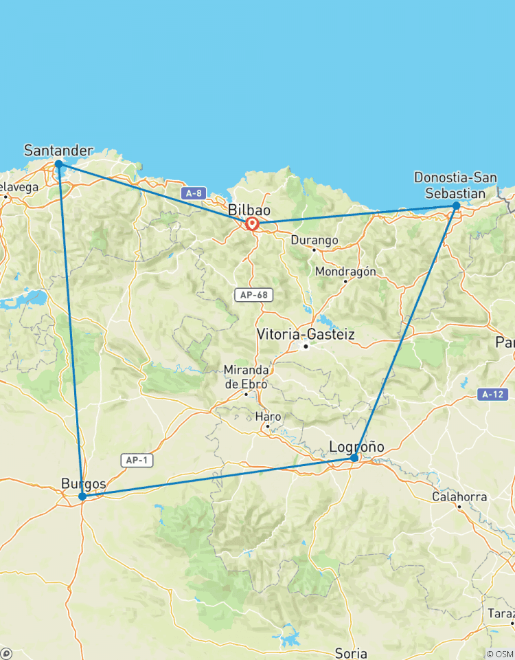 Die nördliche Route, Selbstfahrer Rundreise
