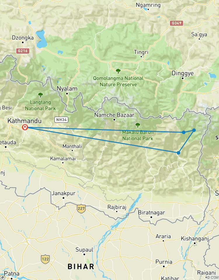 Kanchenjunga Trekking Tour Rundreise