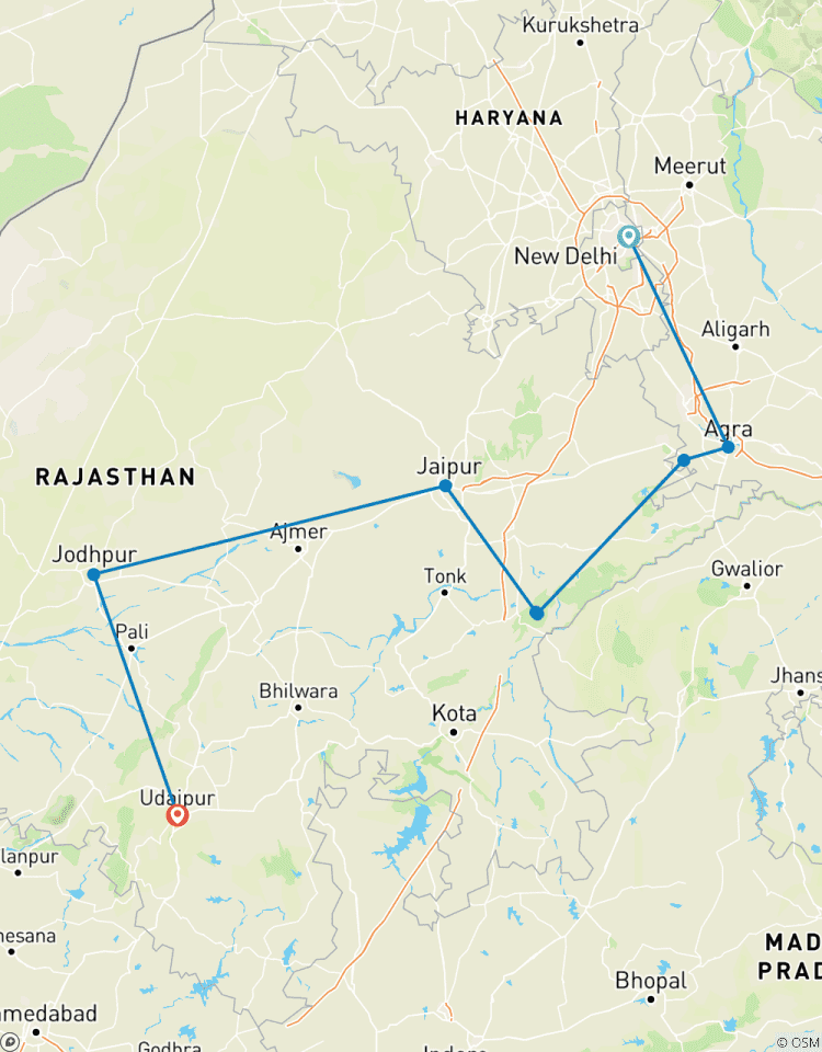 Royale Rajasthan Tour mit Tiger (Ranthambore) Rundreise